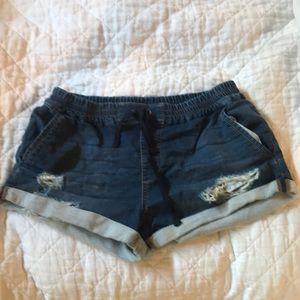 Joes jeans denim jogger shorts